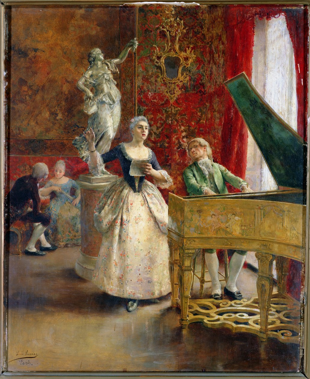 Konserten, före 1908 av Luis Jimenez y Aranda