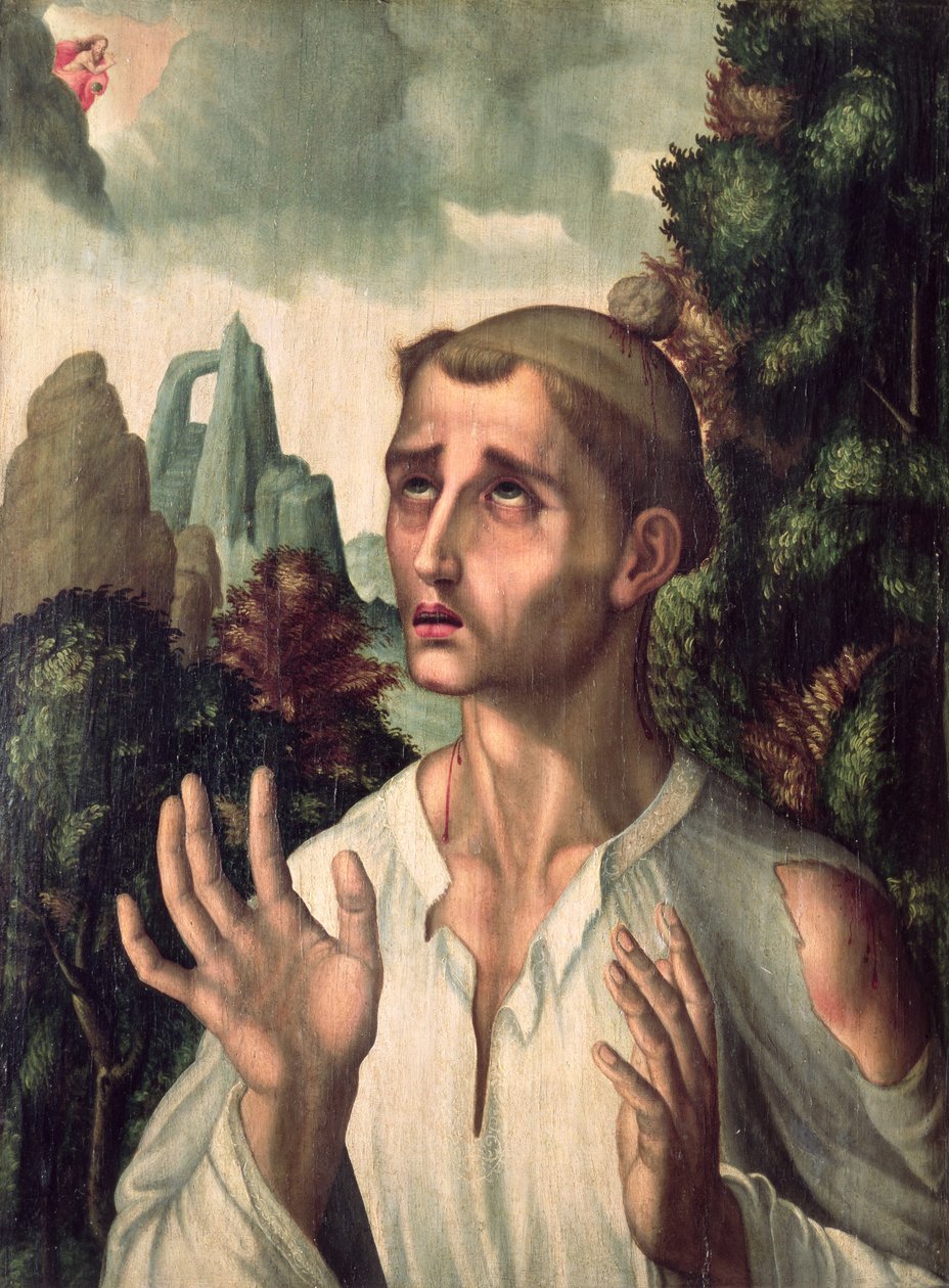 St Stephen av Luis de Morales