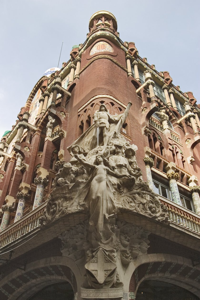 Hörn med allegorisk relief, 1908 av Luis Domenech i Montaner