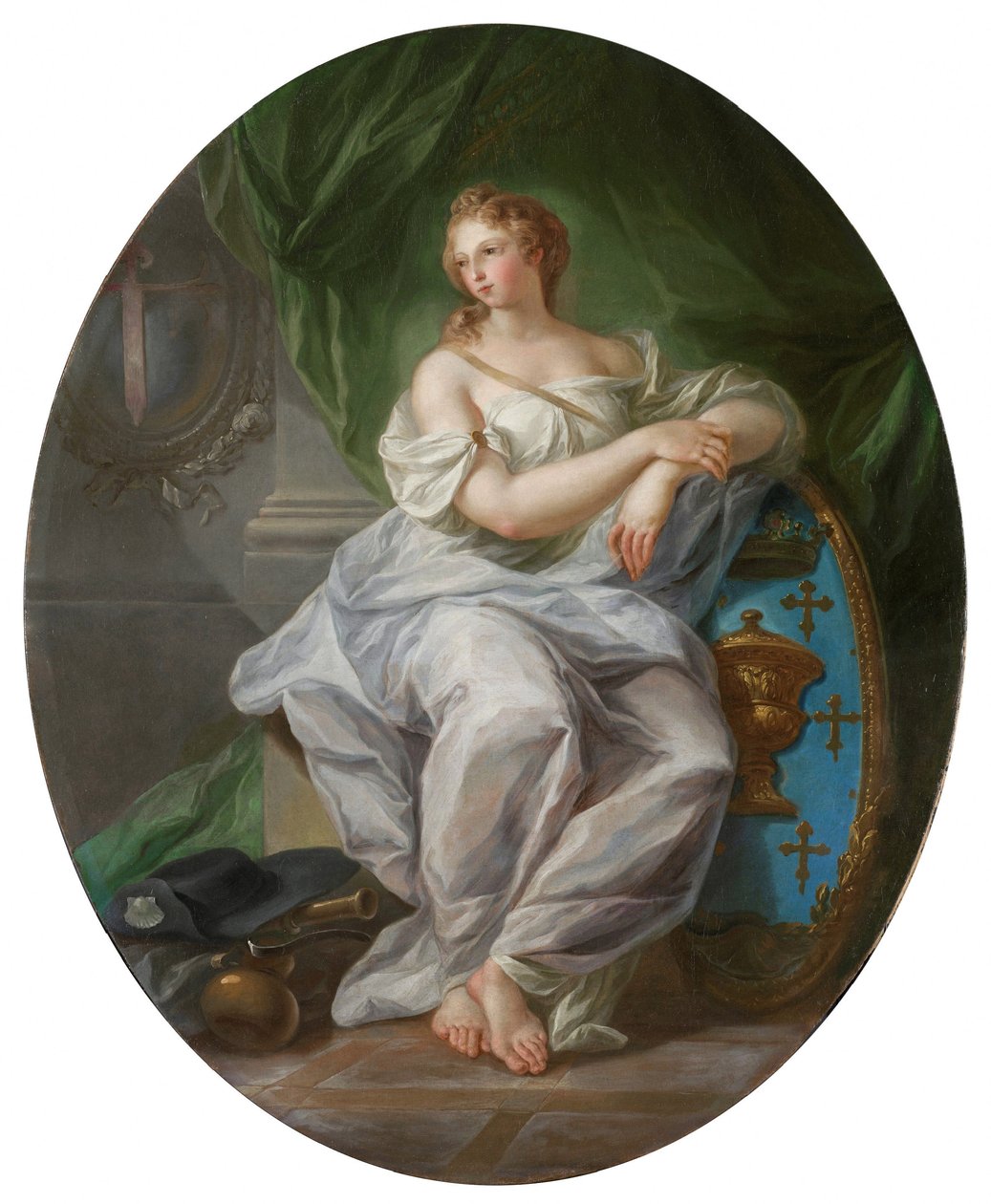 Allegori över Galicien - Luis Paret Alcázar (1789)FXD av Luis Paret y Alcazar