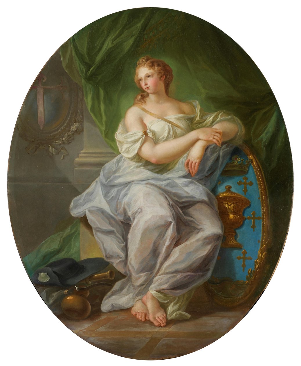 Allegori över Galicien - Luis Paret Alcázar (1789) av Luis Paret y Alcazar