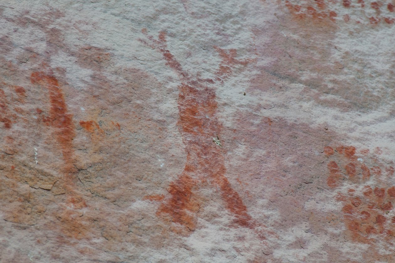 Pictography, Faical, San Ignacio, Cajamarca, Peru, 2015. av Luis Rosendo.