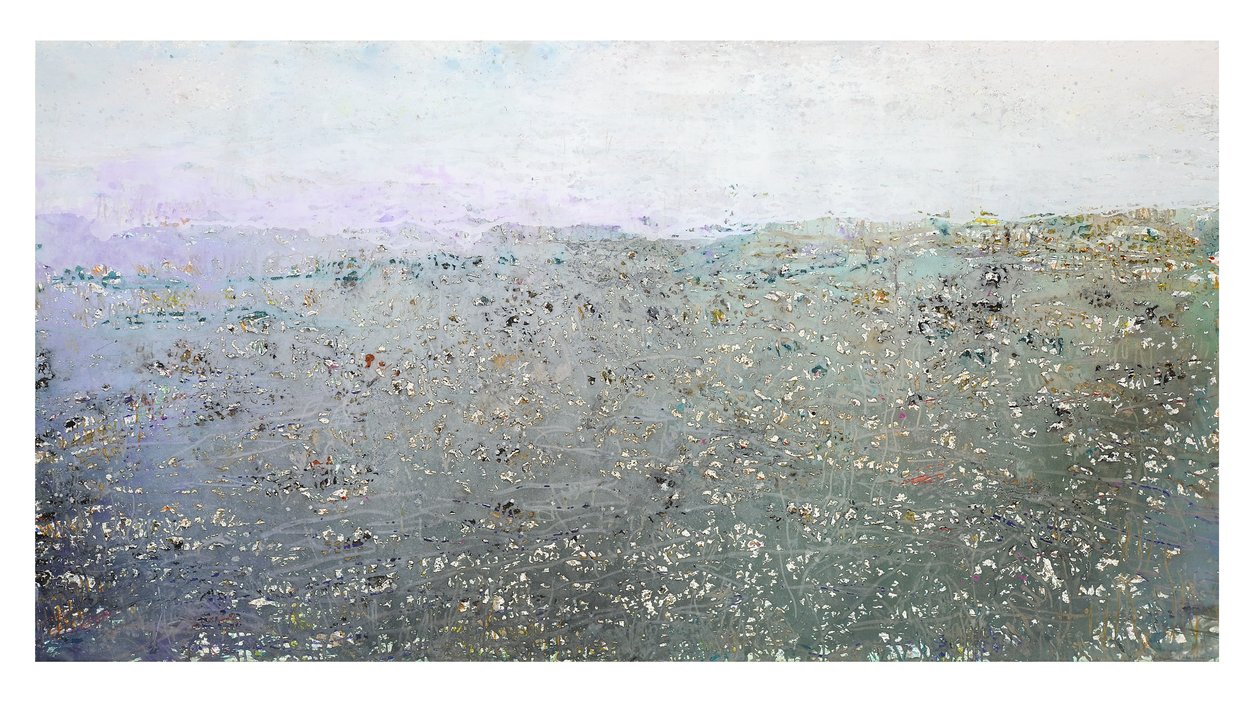 Hösten, 2010, (blandteknik på papper) av Luke Elwes