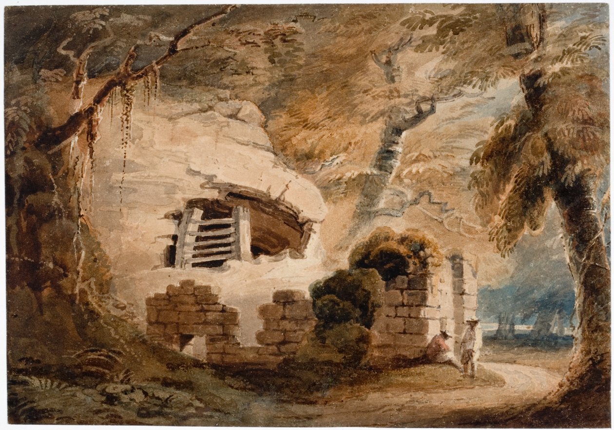 Warkworth Hermitage (kroppsfärg) av Luke Clennell