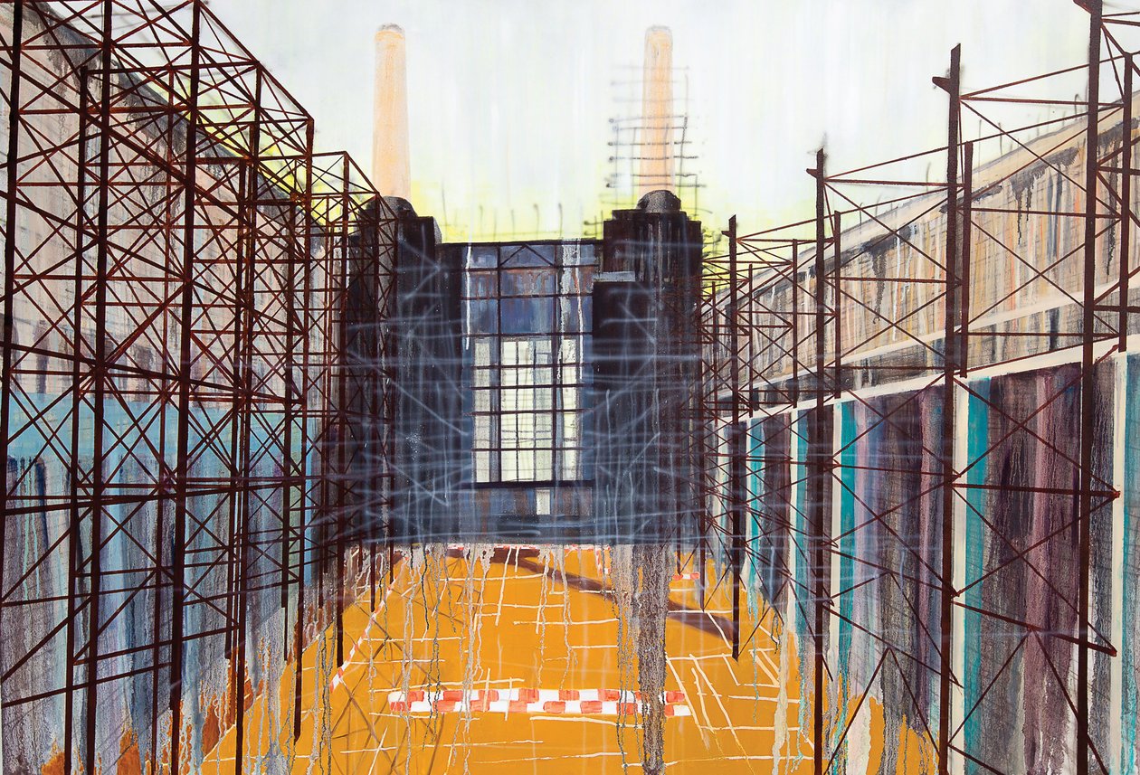 Work in Progress II, 2014 (olja och akryl på duk) av Luke M Walker