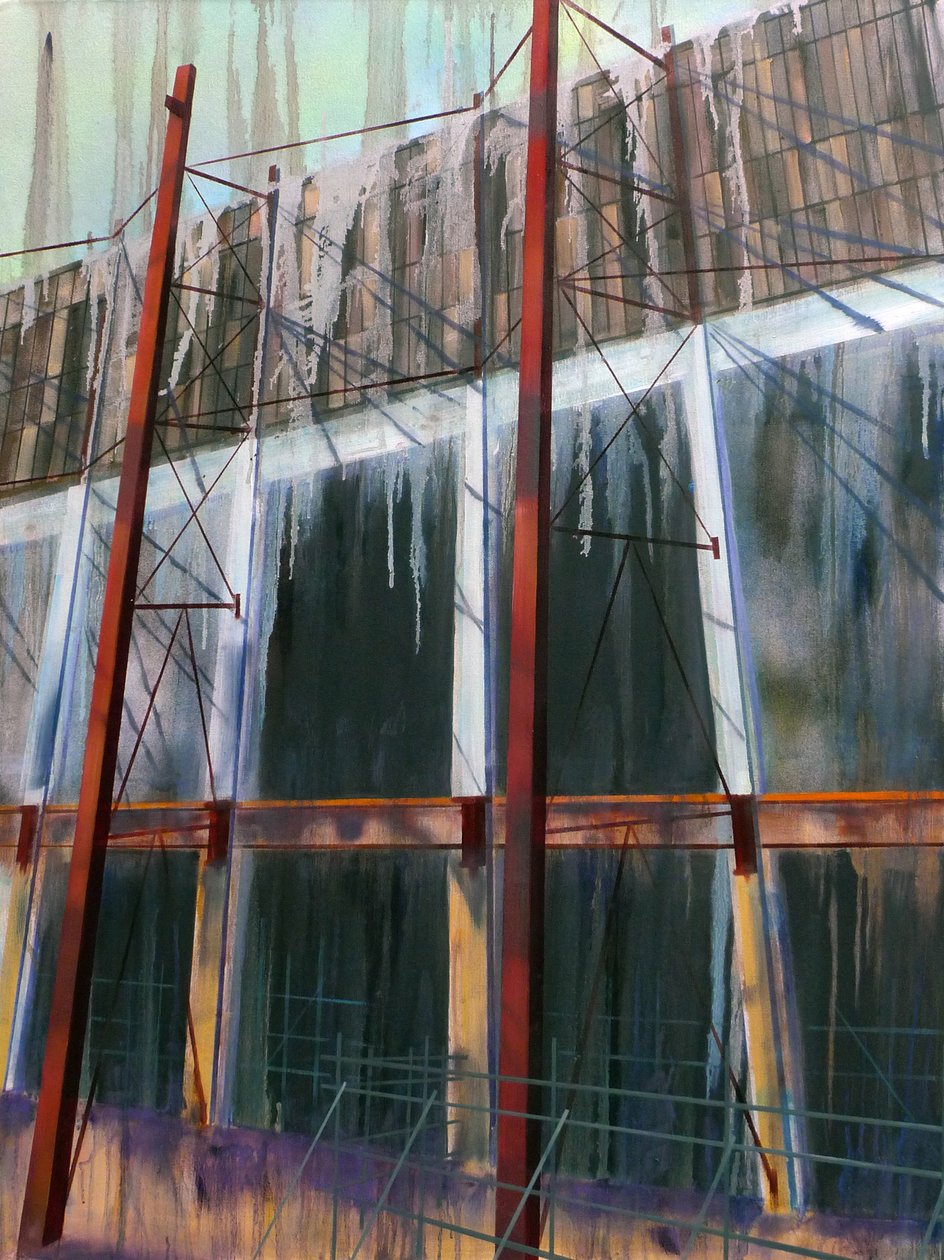 WorkinProgress 14, 2016 (olja på duk) av Luke M Walker