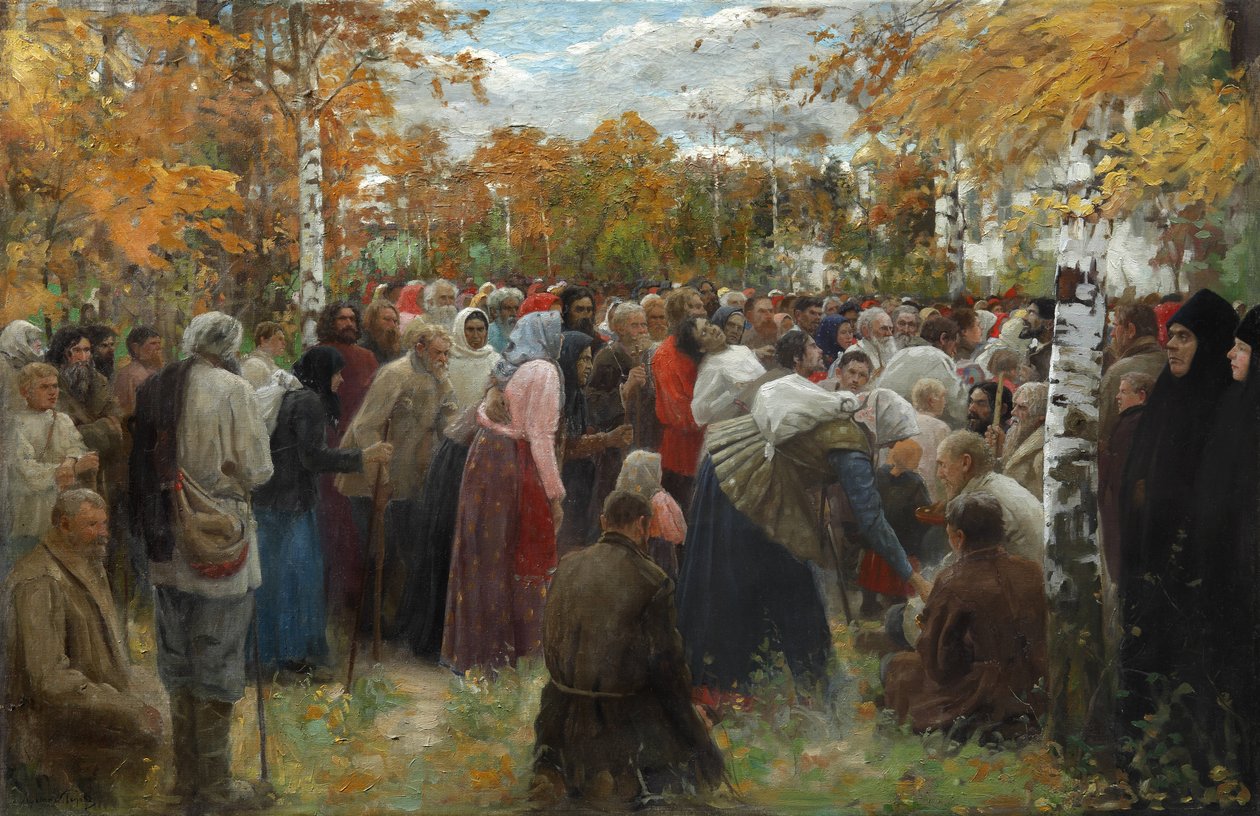 Till heliga platser, 1911. av Lukian Vasilyevich Popov