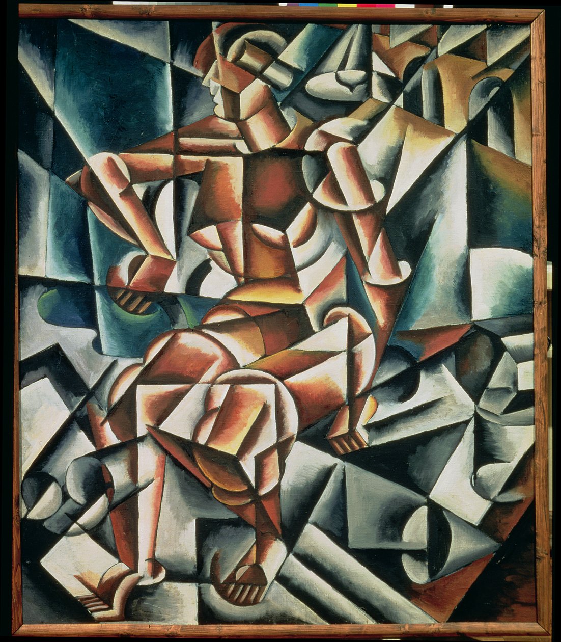 Man + Air + Space, 1915 av Lyubov Sergeevna Popova