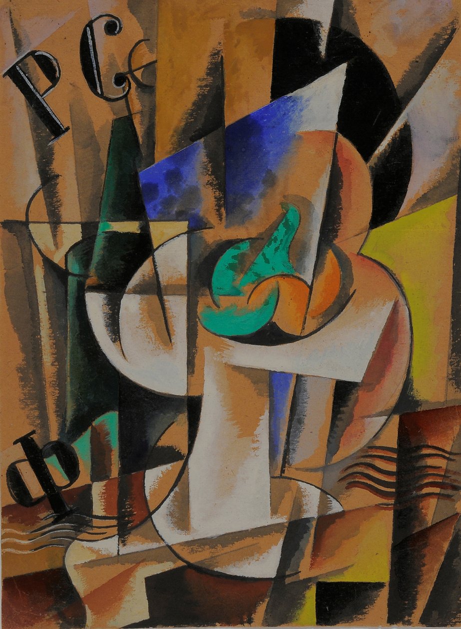 Målerisk komposition, 1921 av Lyubov Sergeevna Popova