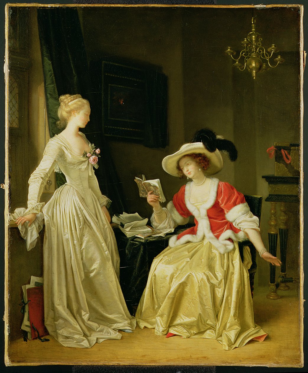 Läsaren, ca 1788 av M. and Fragonard, J. Gerard