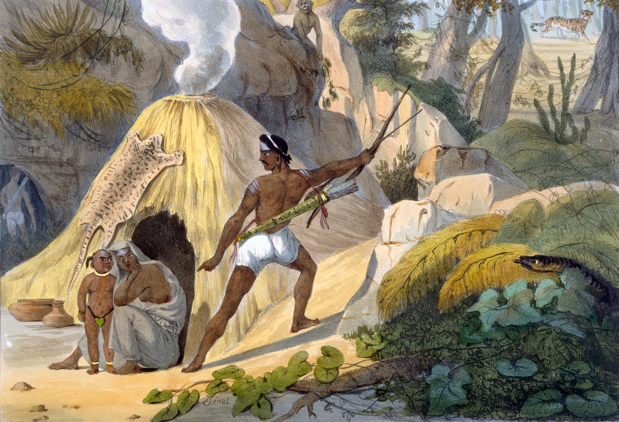 Indiska skogsbor, 1827-35 av M.E. Burnouf