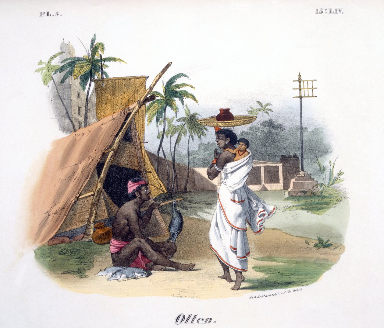 Fattigt folk, 1827-35 av M.E. Burnouf