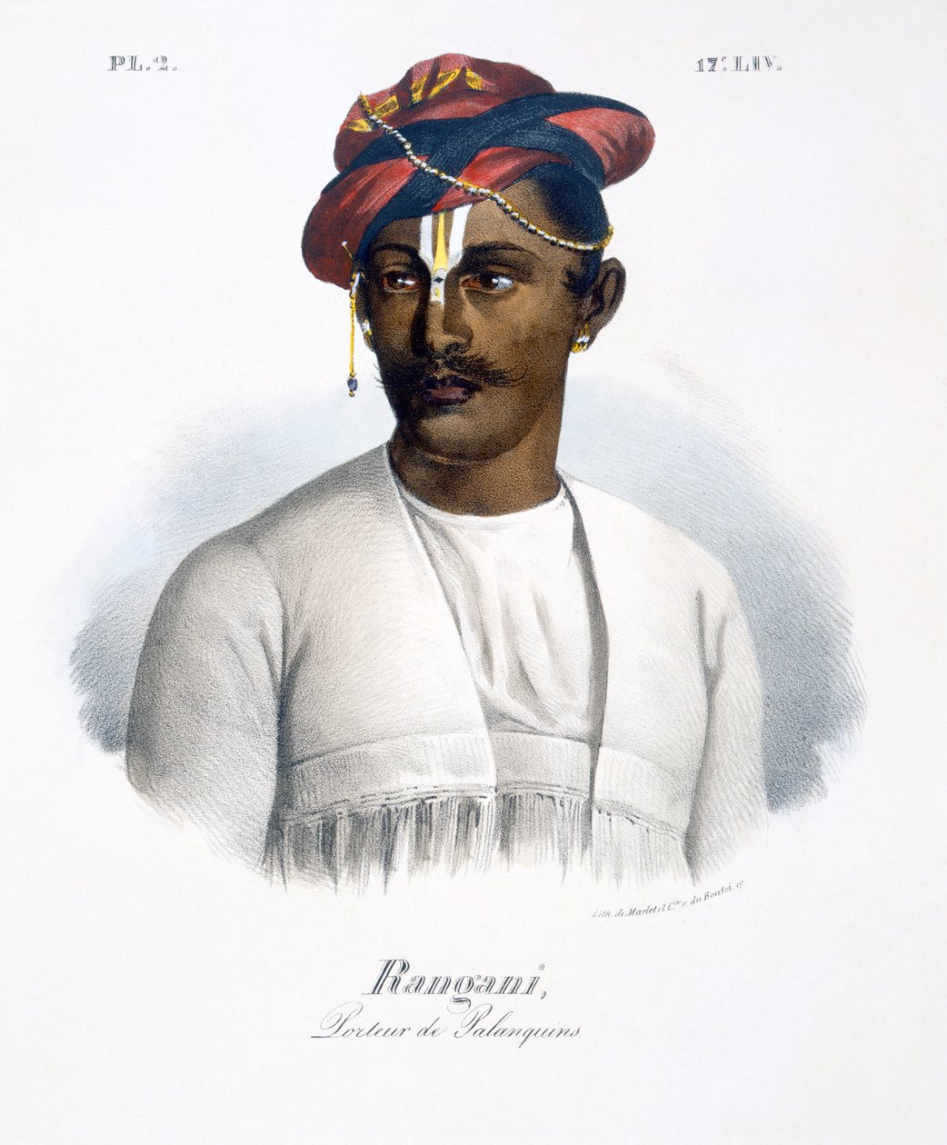 Rangani, en kullbärare, 1827-35 av M.E. Burnouf