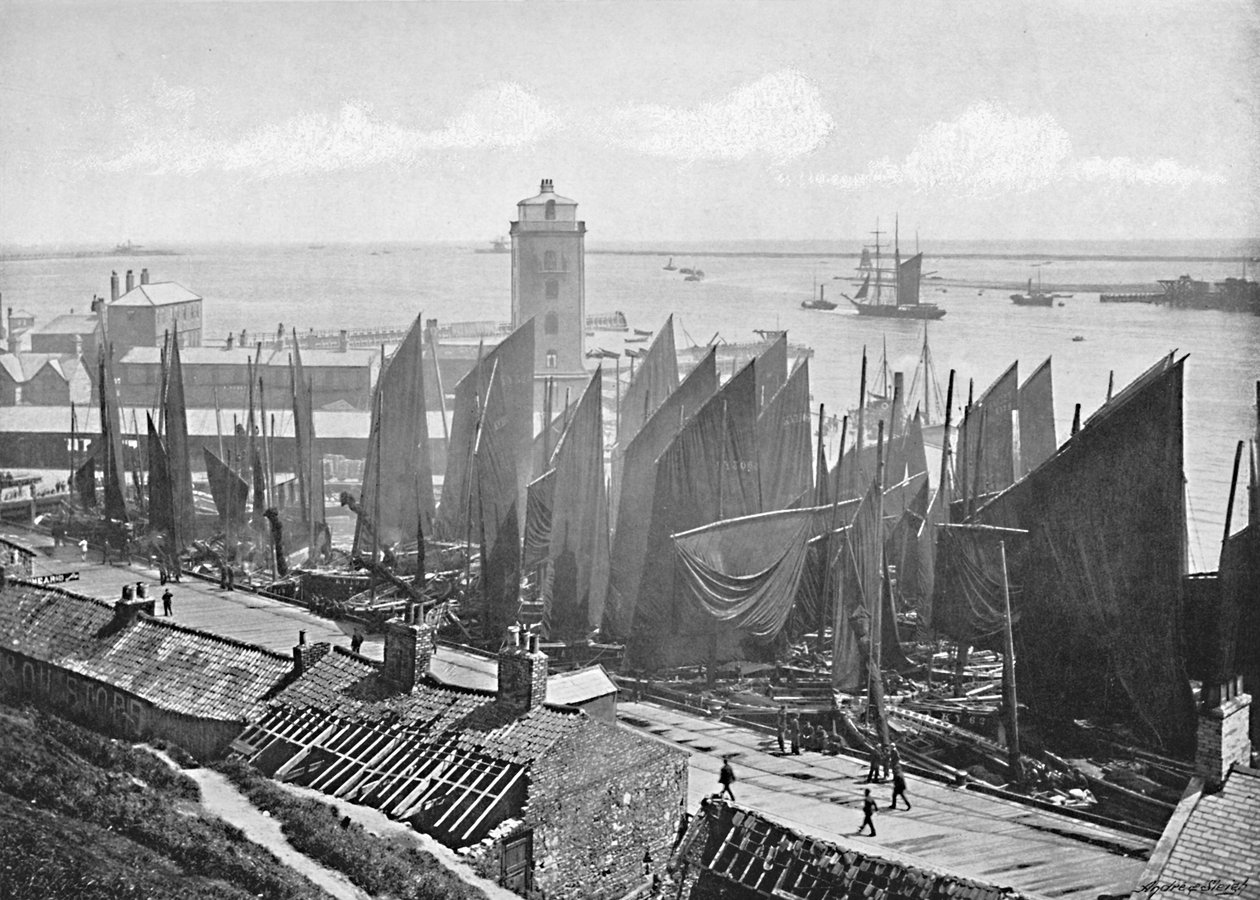Lågljus, North Shields, c1896 av M. Aunty
