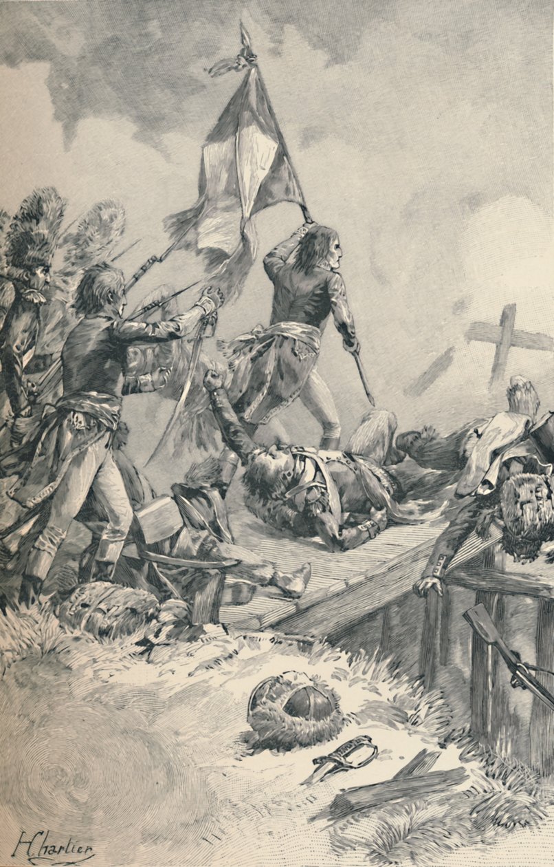 Bonaparte i Arcole, 1796, 1896 av M. Haider