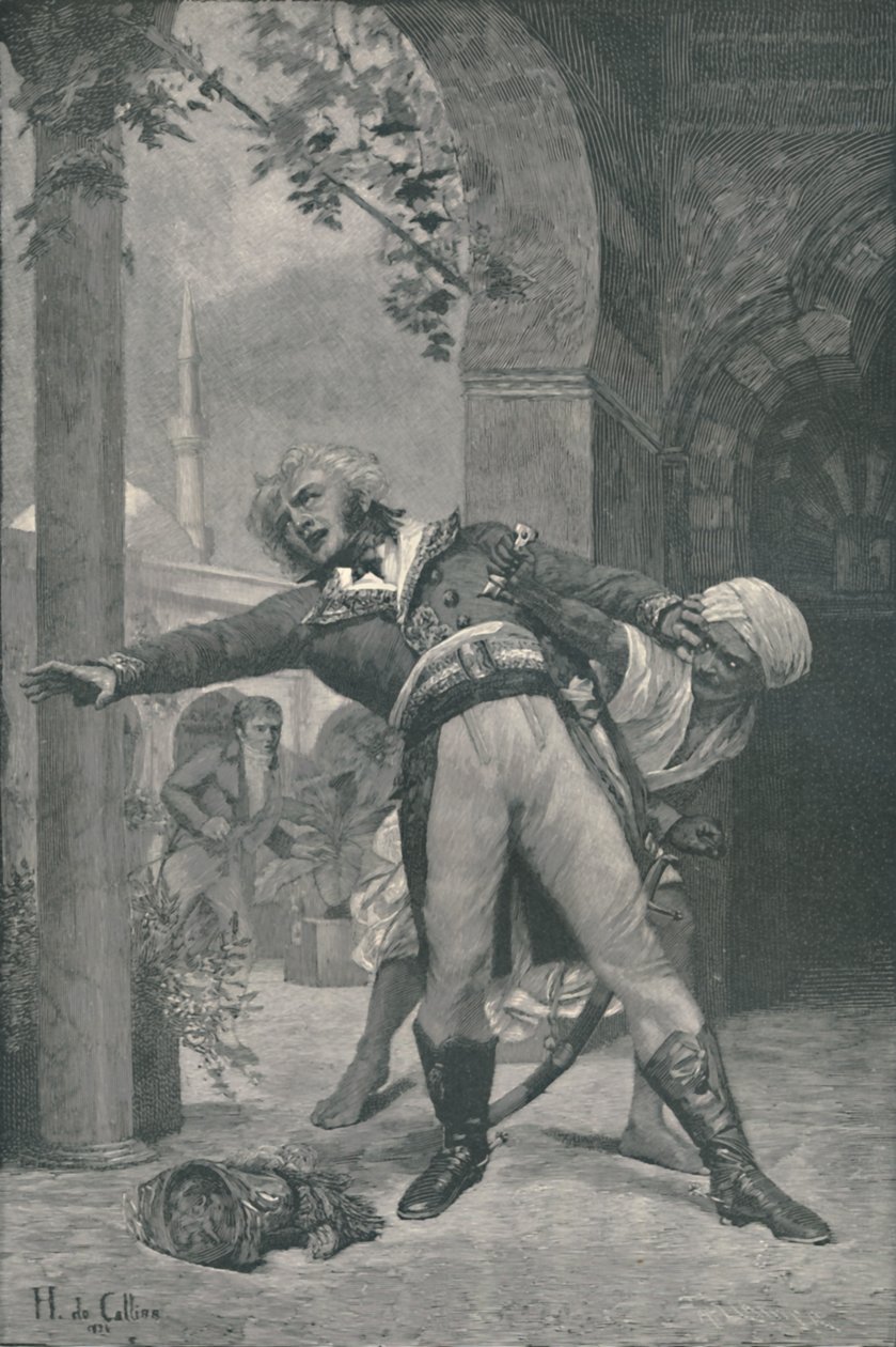 Mordet på Kléber i Kairo, 14 juni 1800, 1896 av Horace de Callias