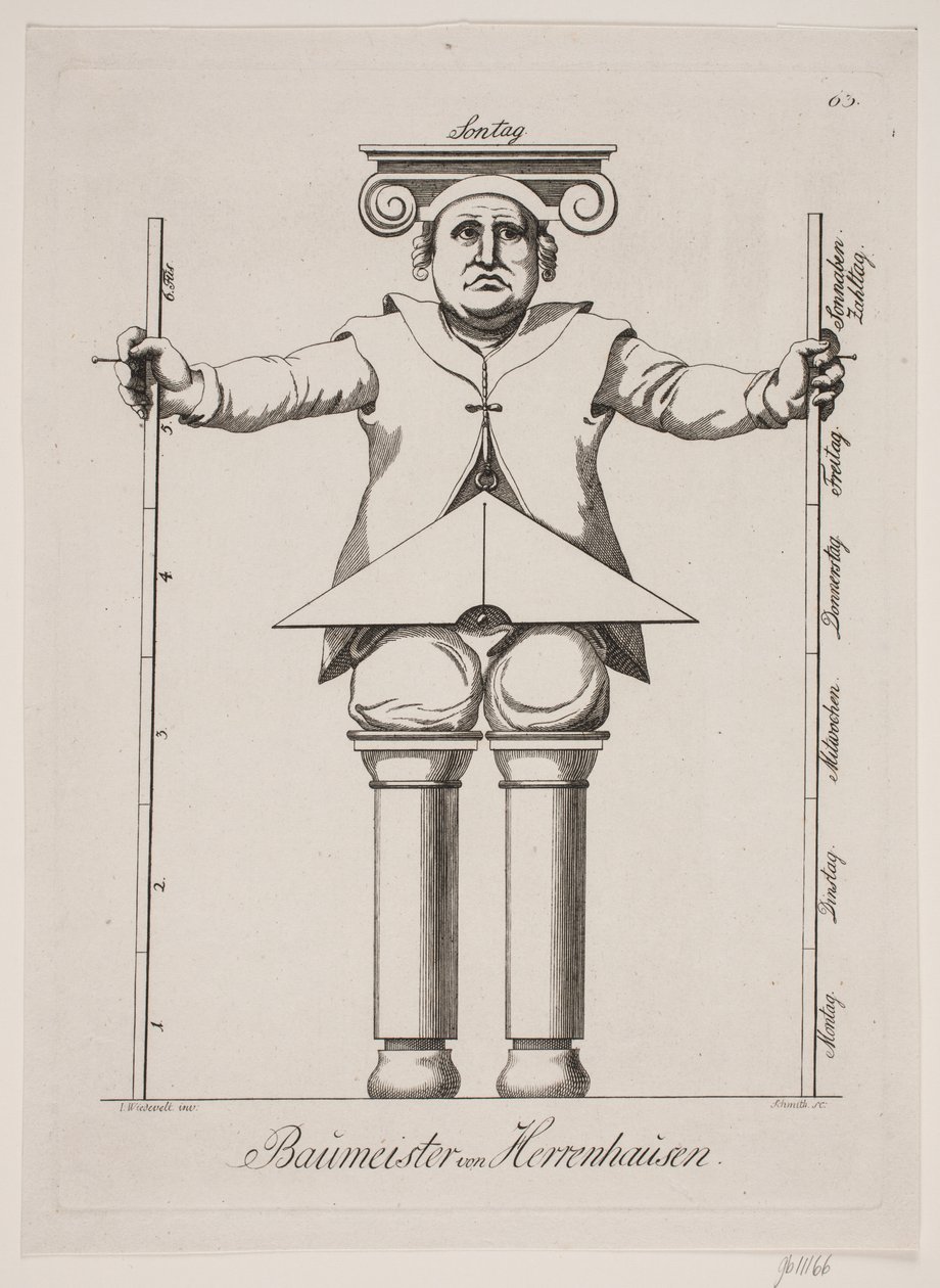 Byggare av Herrenhausen av M. W. Schmith