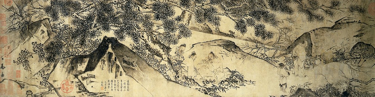 Handscroll- The Four Sages of Shangshan av Ma Yüan