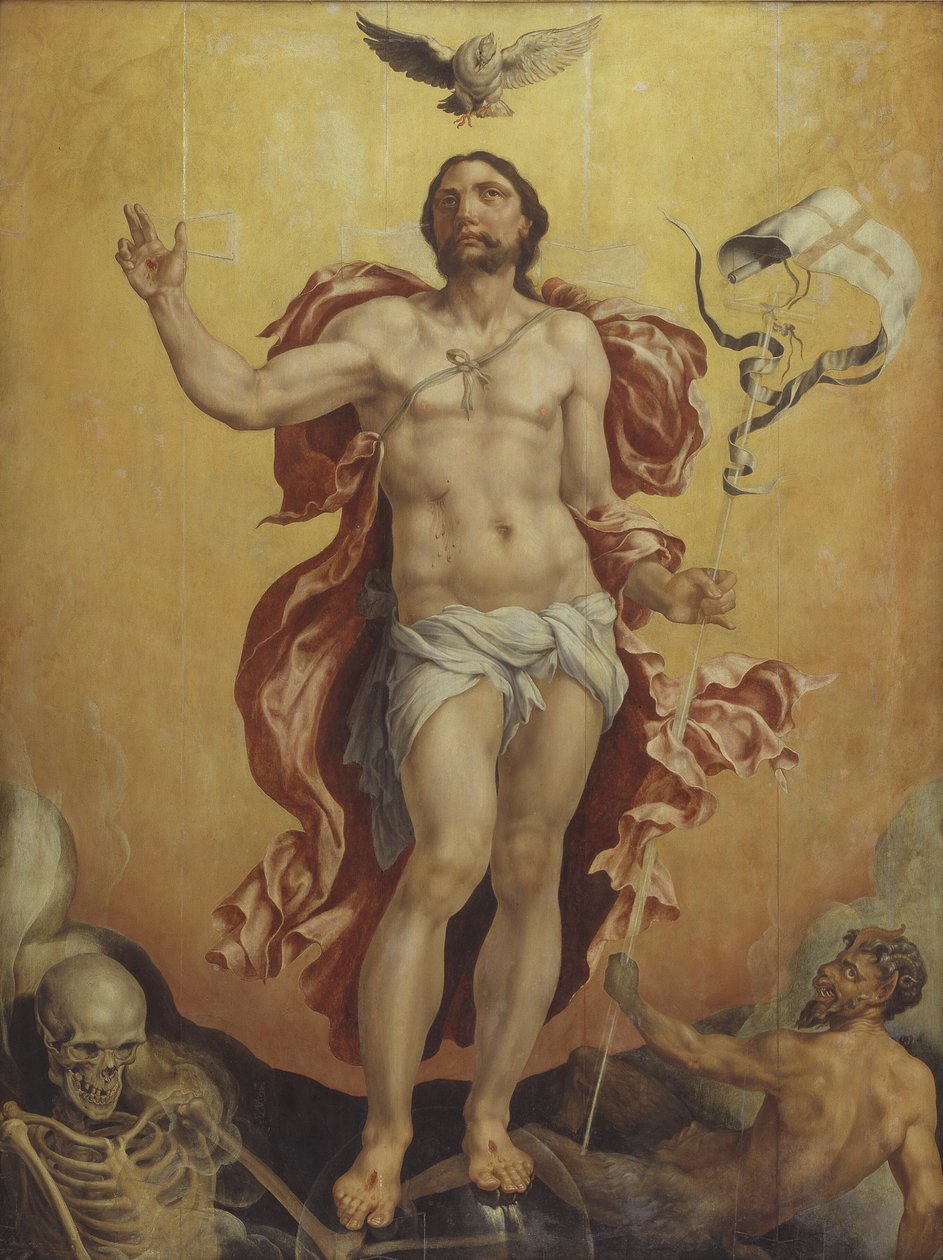 Kristus seger över synd och död av Maarten van Heemskerck