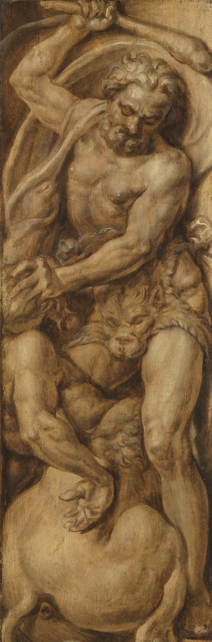 Hercules förstör Kentauren Nessus av Maarten van Heemskerck