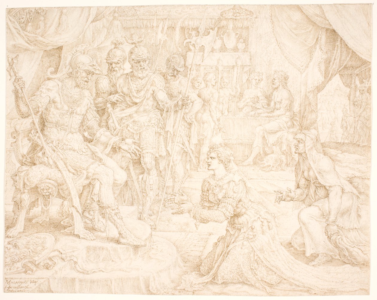 Judith före Holofernes av Maarten van Heemskerck