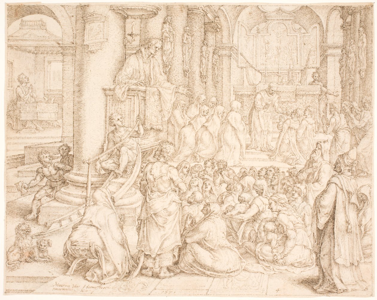 Panem nostrum (vårt (dagliga) bröd) av Maarten van Heemskerck