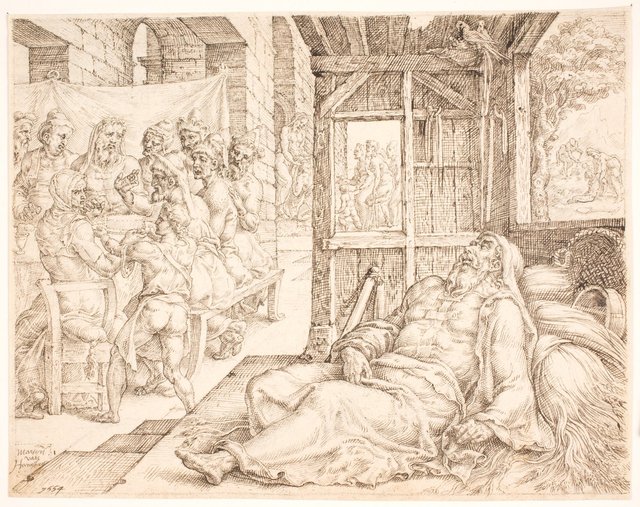 Tobits blindhet av Maarten van Heemskerck