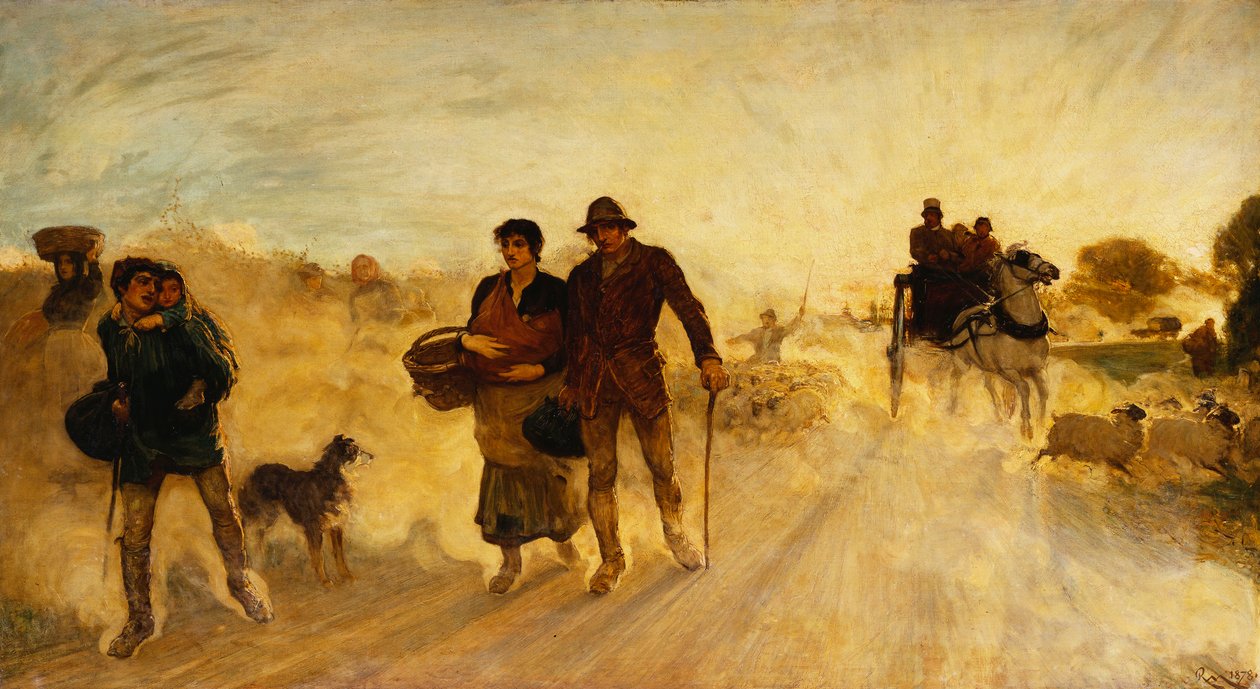 Kommer från St. Ives Market av Robert Walker Macbeth