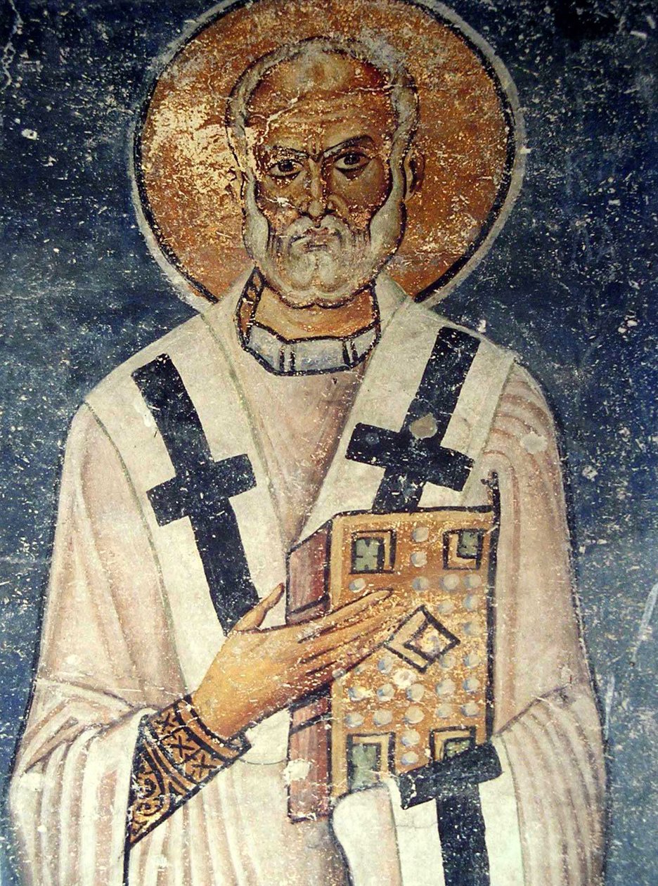 Porträtt av en patriark av Macedonian School