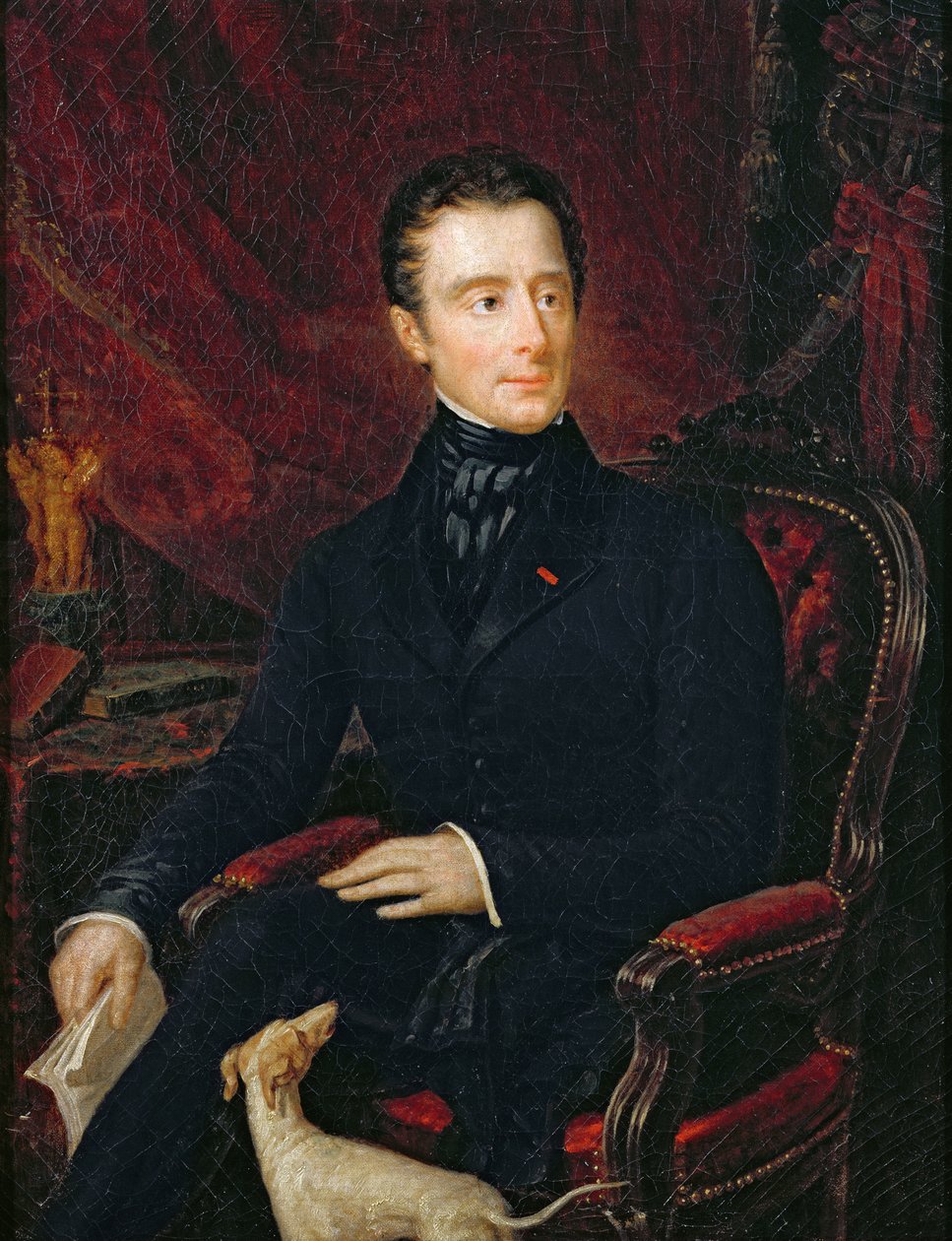 Alphonse de Lamartine (1790-1869) av Madame de Lamartine