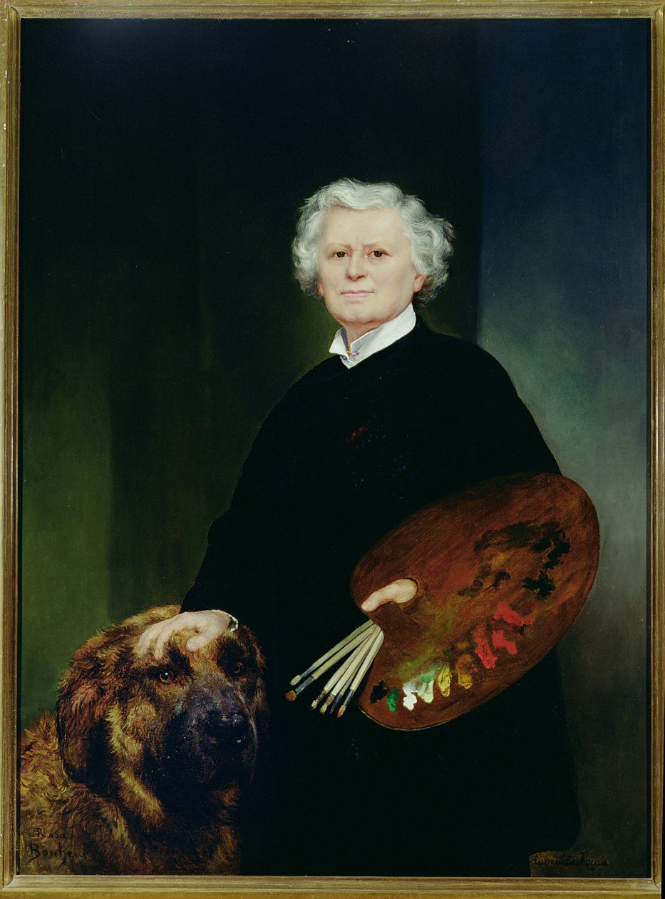 Porträtt av Rosa Bonheur (1822-1899) (olja på duk) av Madame Consuelo Fould