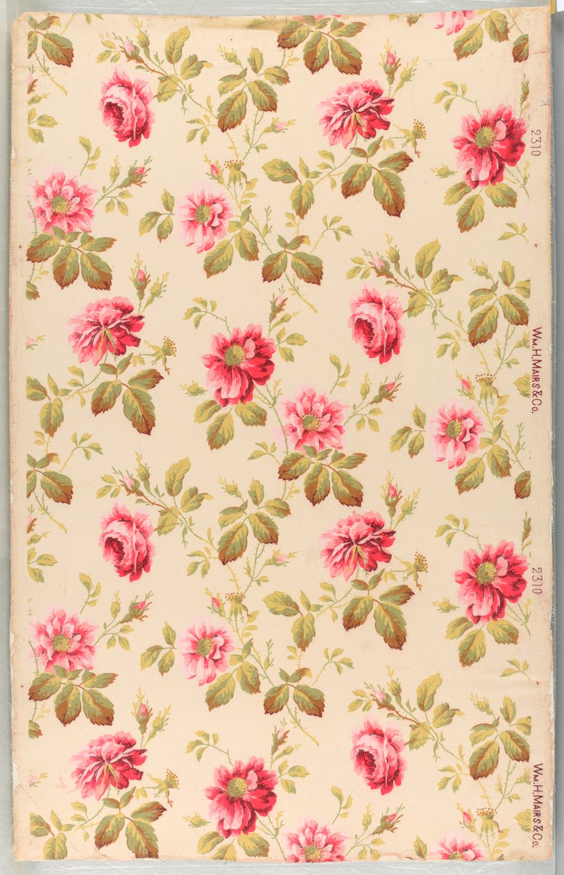 Sidovägg (USA), 1890–1900 av Made by William H. Mairs and Company