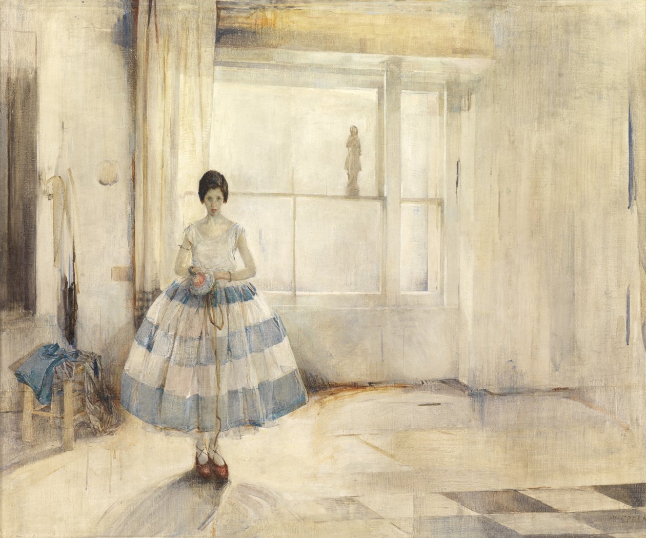 Dansaren (olja på duk) av Madeline Emily Green