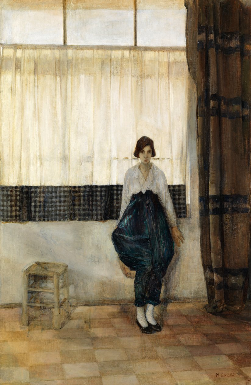 The Step-Dancer (olja på duk) av Madeline Emily Green