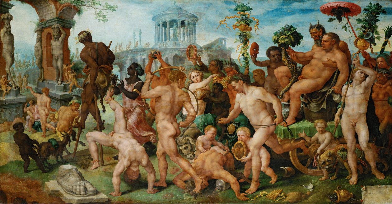 The Triumphal Procession of Bacchus av Maerten van Heemskerck
