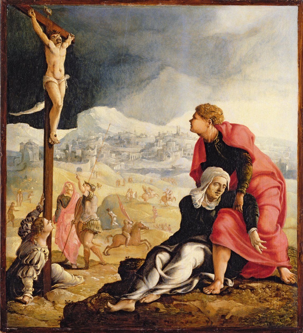 Korsfästelsen, c.1530 av Maerten van Heemskerck