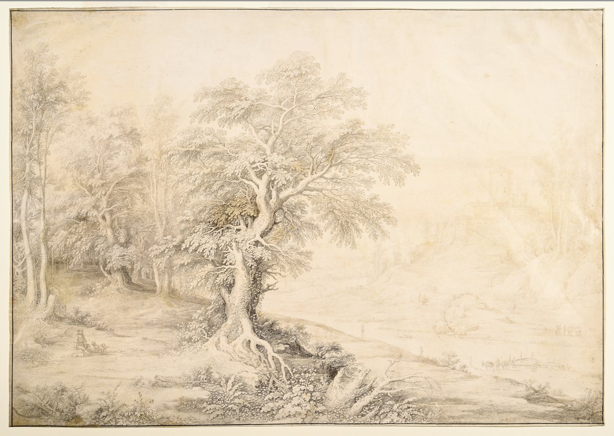 Flodlandskap av Maerten de Cock