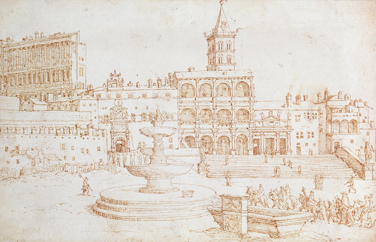 Gamla Peterskyrkan av Maerten van Heemskerck