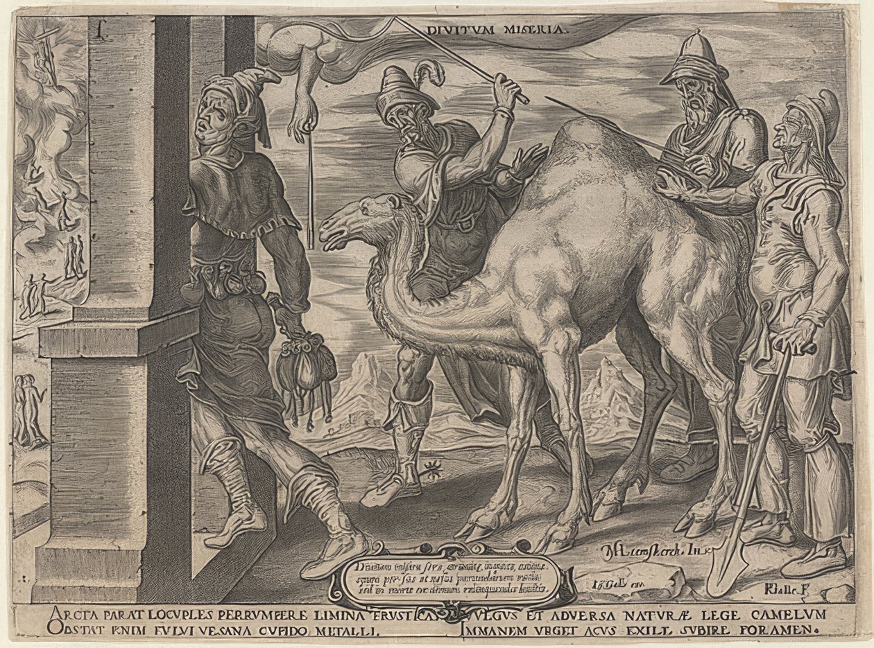 Rik man och fattig Lasarus. 1563 av Maerten van Heemskerck