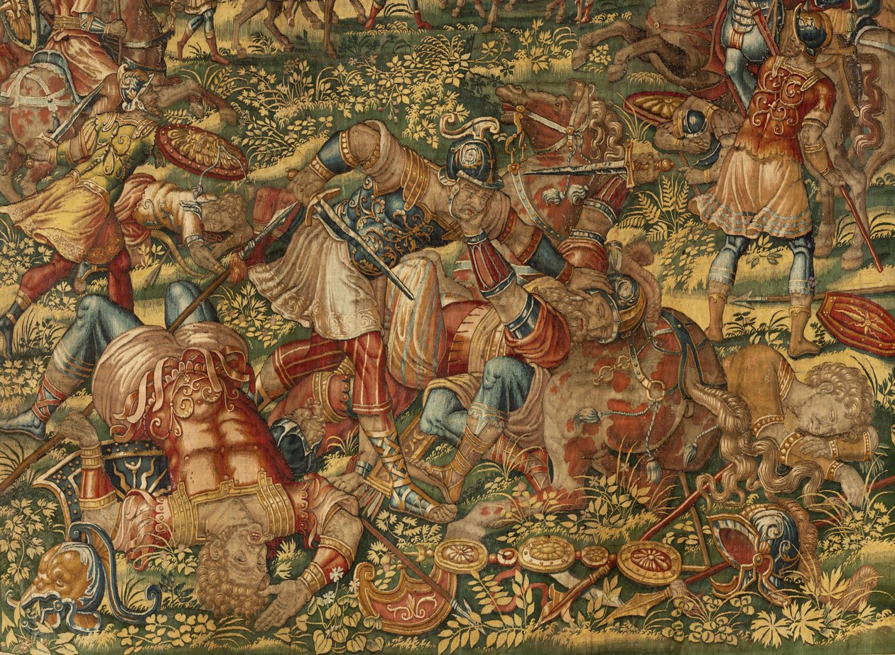 Berättelsen om Gideon, sent 1500-tal (silke och ull) av Maerten van Heemskerck