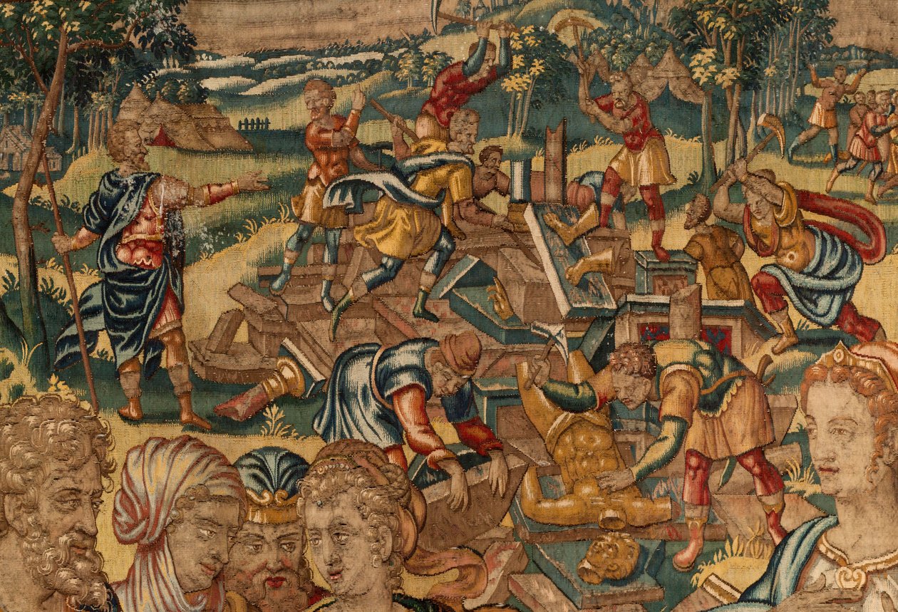 Berättelsen om Gideon, sent 1500-tal (silke och ull) av Maerten van Heemskerck