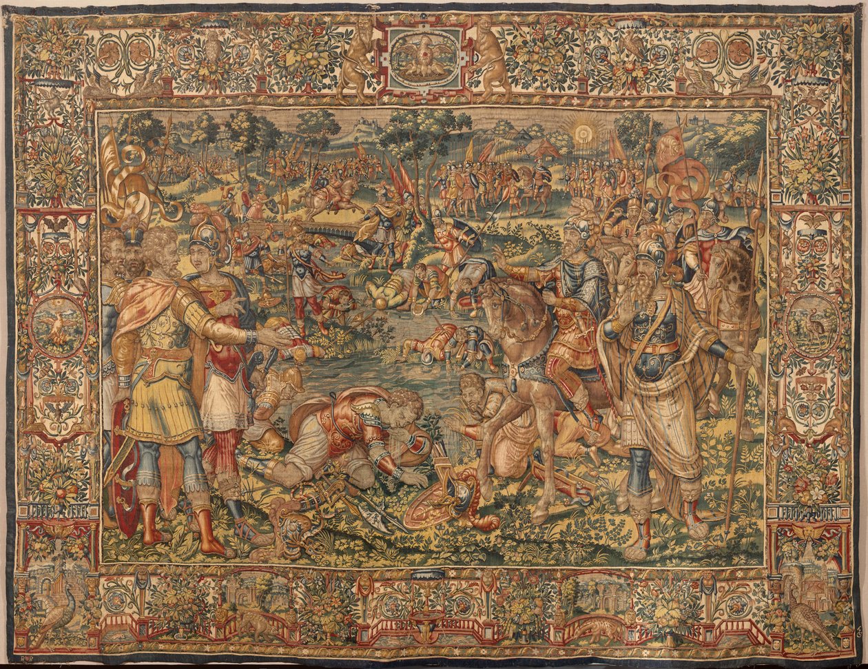 Berättelsen om Gideon, sent 1500-tal (silke och ull) av Maerten van Heemskerck