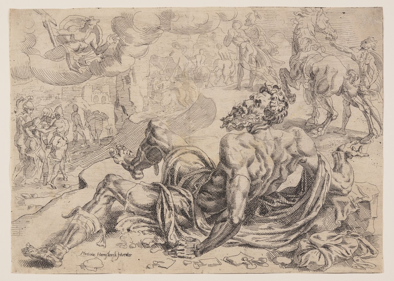 Sauls omvändelse av Maerten van Heemskerck