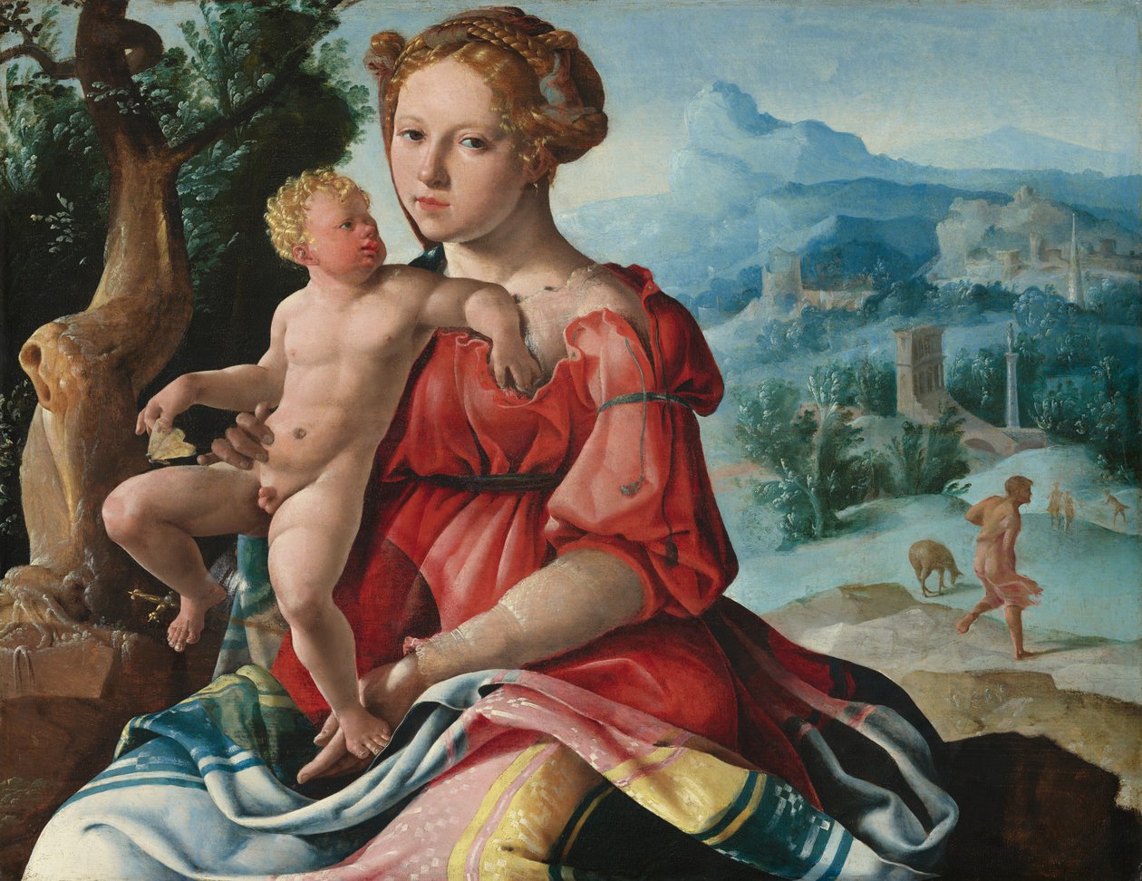 Vilan under flykten till Egypten av Maerten van Heemskerck