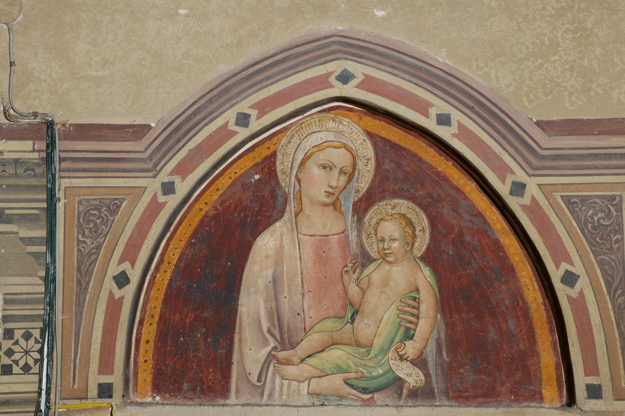 Madonna och barn av Maestro del Carmine di Firenze