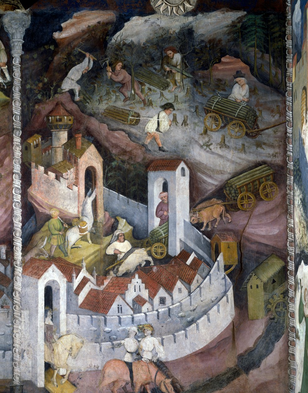 December månad, månadscykel av Maestro (attr. to) Venceslao