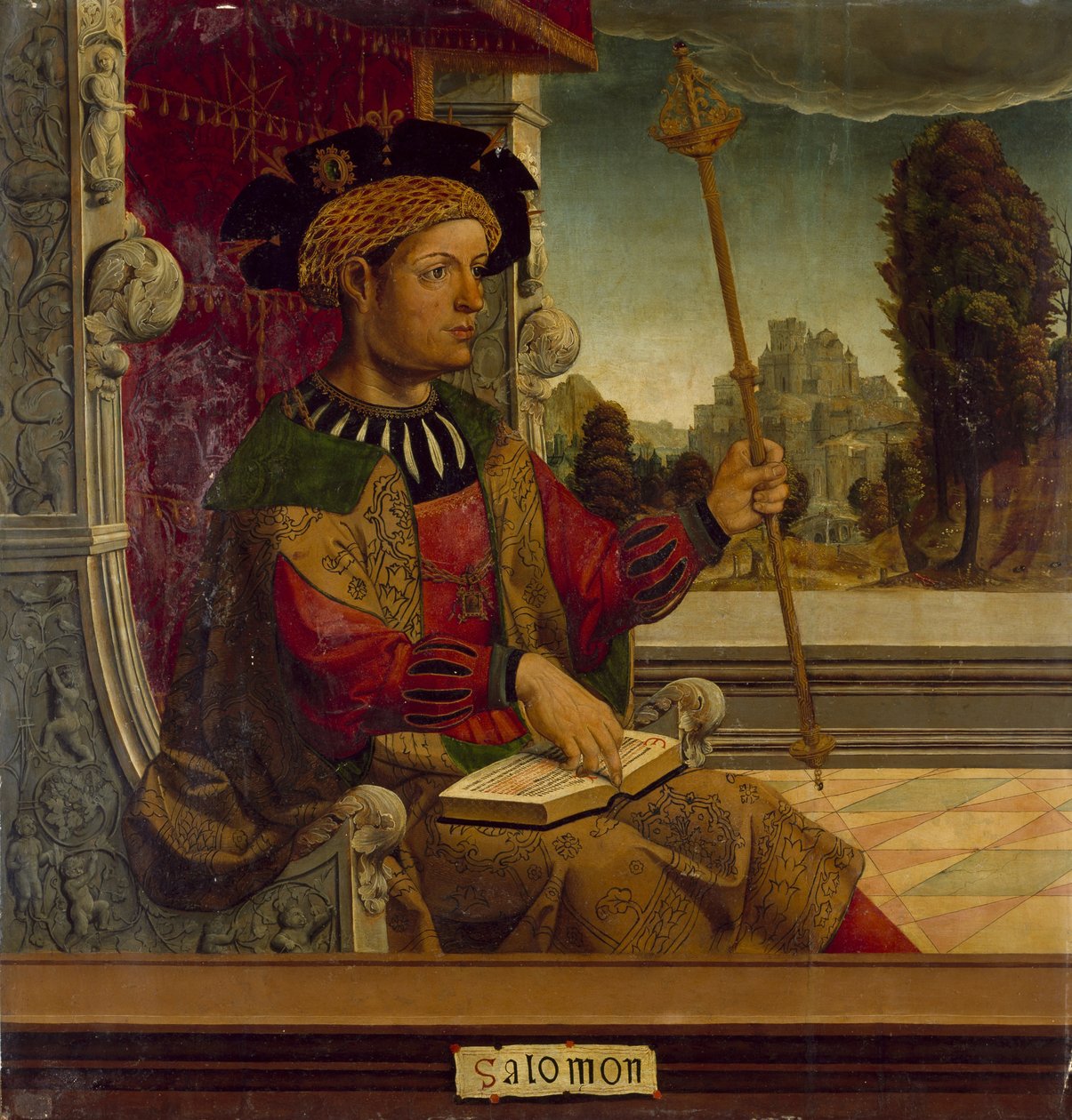 Kung Salomo, ca. 1525 av Maestro de Becerril
