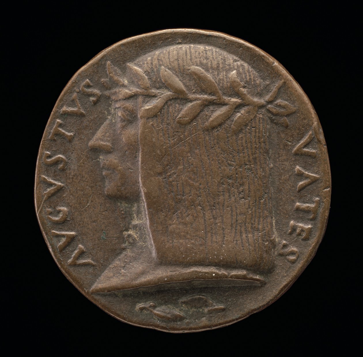 Augusto da Udine Publio Augusto Graziani, poet och astrolog [framsidan], ca. 1519. av Maffeo Olivieri