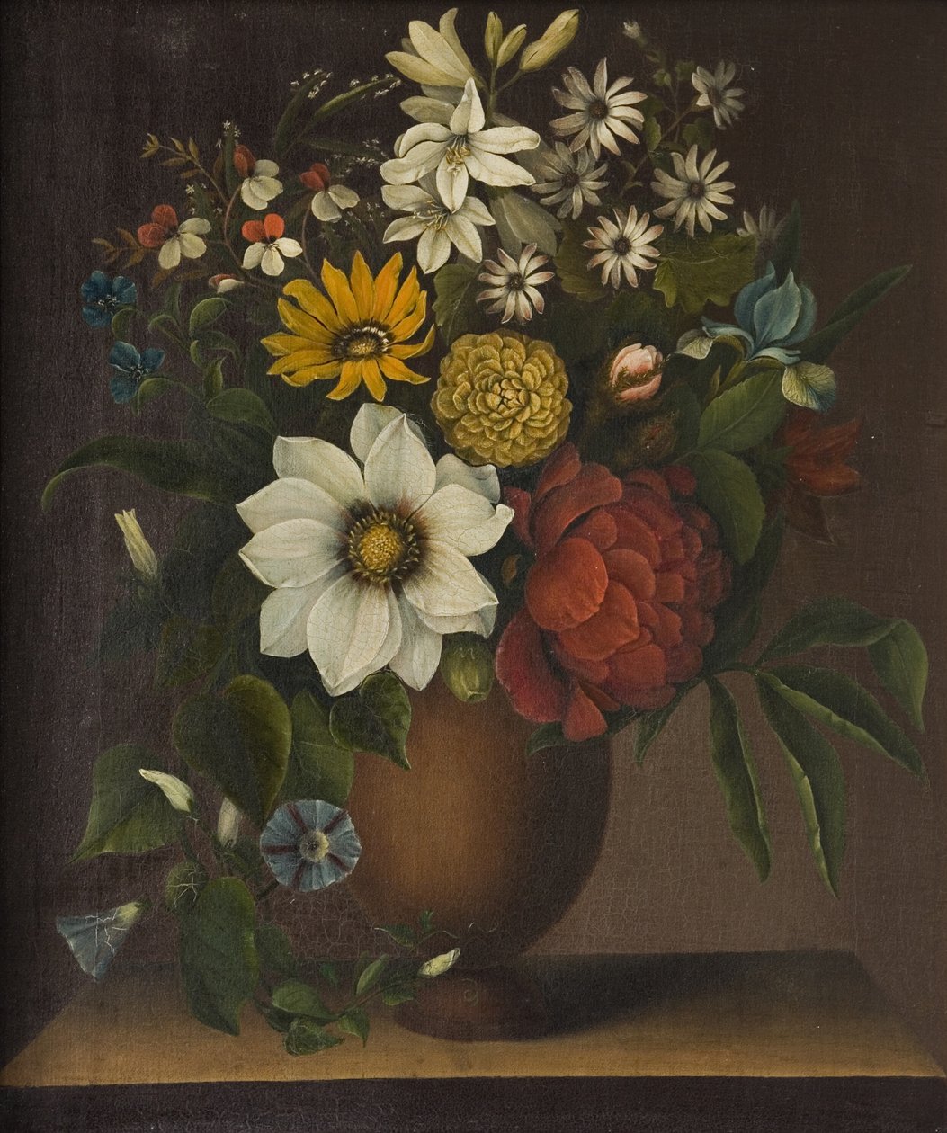 Vas med blommor av Magdalene Margrethe Bärens