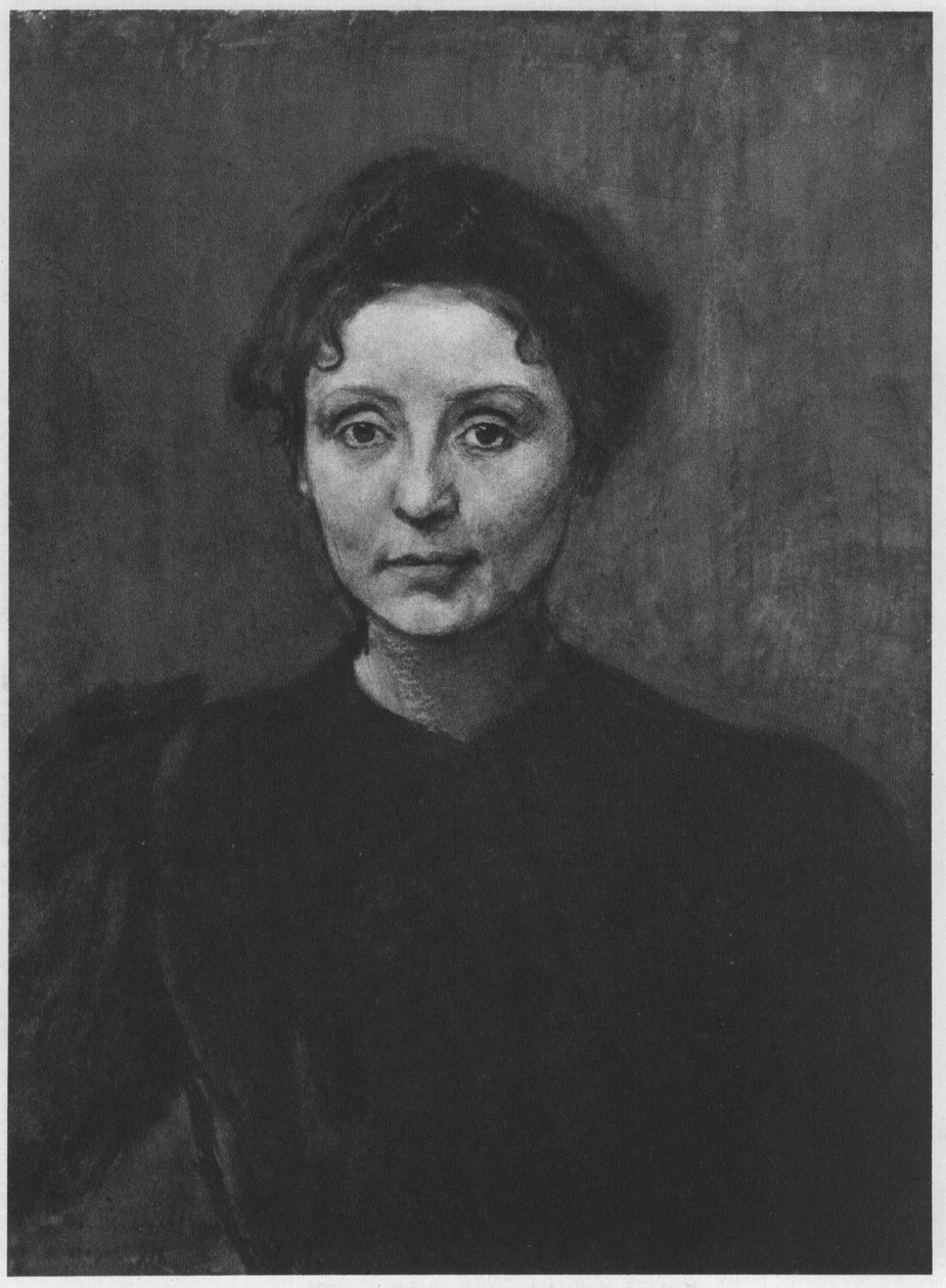  Fraulein M. Jouvray. Beschreibung lt. Quelle; wahrscheinlich Madeleine Jouvray, franzosische Bildhauerin, Schulerin von Auguste Rodin und Lehrerin von Edward Wittign av Magnus Enckell